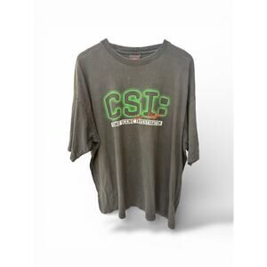 CSI Las Vegas Crime Scene Investigation Graphic T Shirt Mens 2XL TV Show Tee